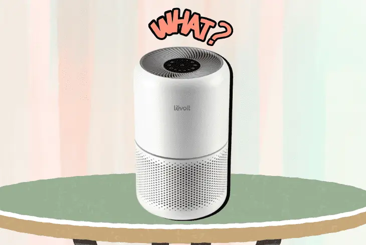 what are the levoit air purifier light meanings
