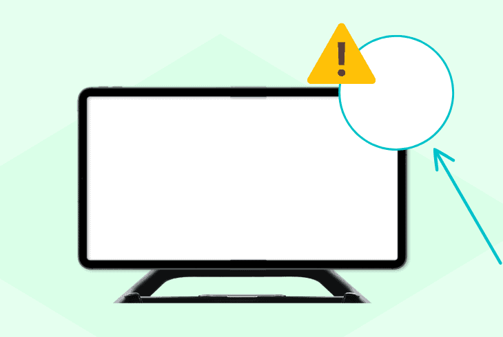 peloton stuck on white screen