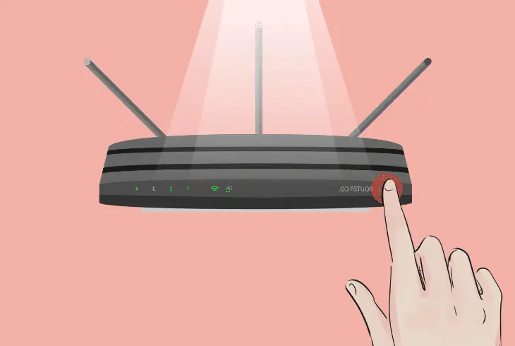 reboot the wi-fi router of the network