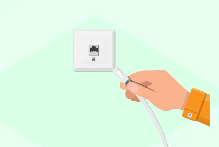 switch to a wired connection
