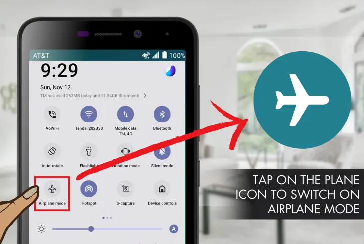 checking the mobile data connection