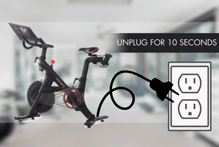turn off your peloton to refresh