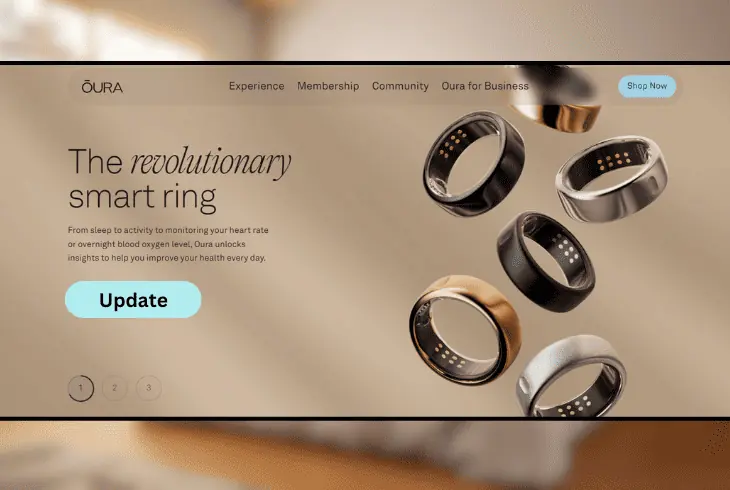 updating your oura ring via the website