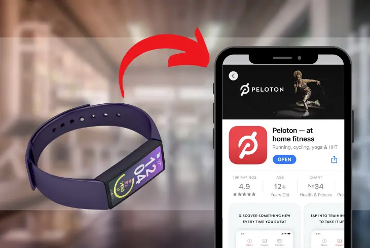 using a connected watch or fitness band