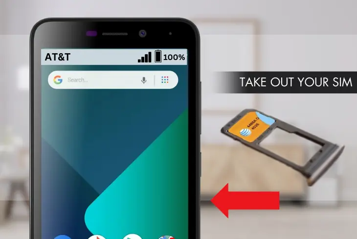 removing your sim card