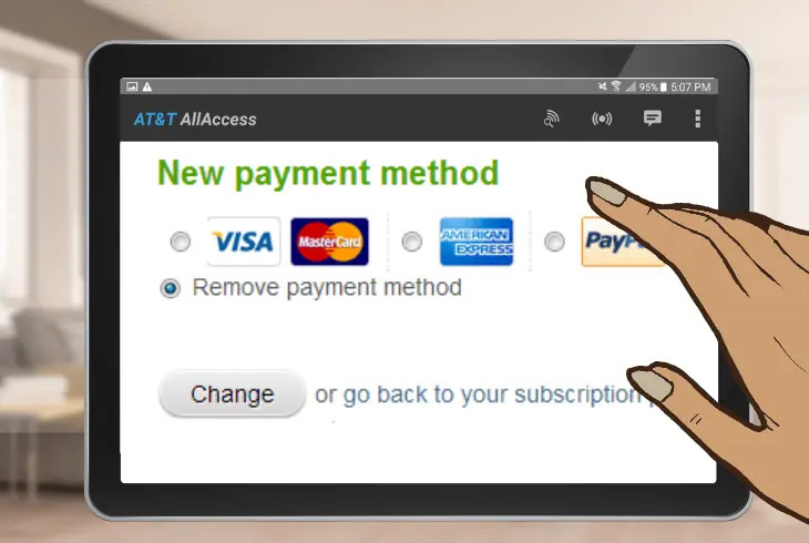 checking your payment method