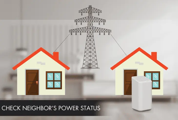 confirming if there’s an outage in your area