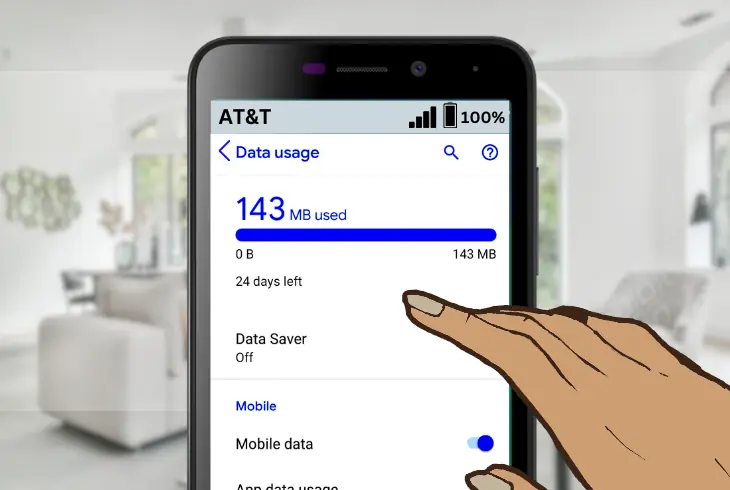 making sure you have enough data allowance