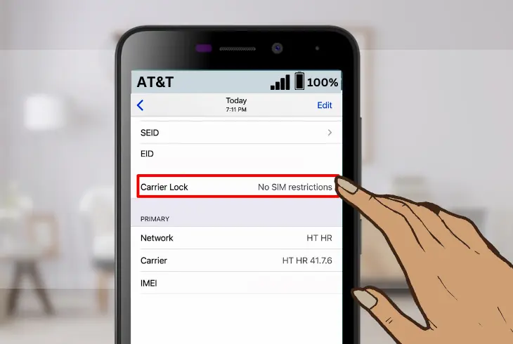 phone must not be locked to another carrier