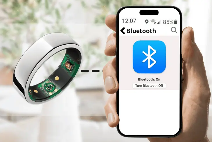 reconnecting your ring via bluetooth