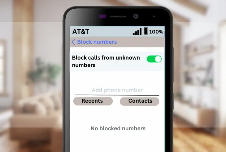 checking for blocked calls and numbers