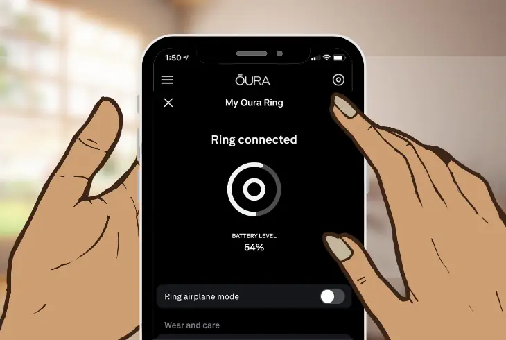 the connection of oura app