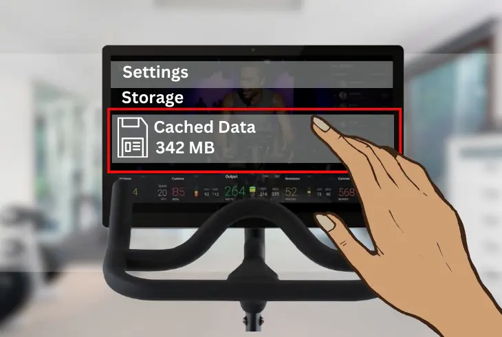 clearing your peloton’s cache