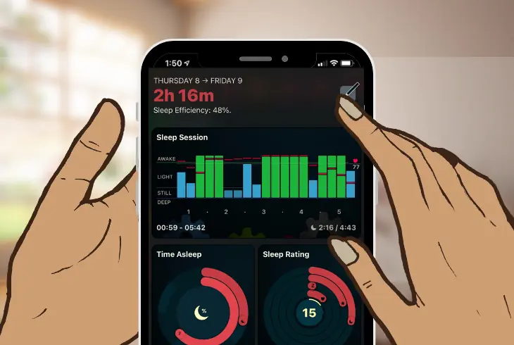 oura app updated tracking data