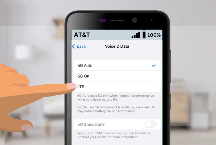 choosing a different network type