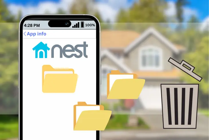 clearing temporary files from the nest app