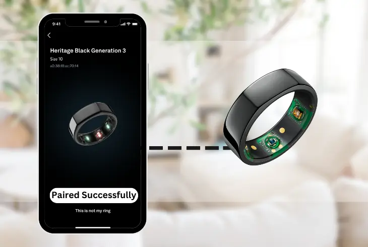 syncing your ring with the app