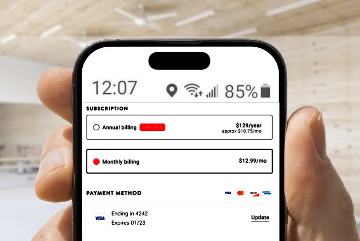 checking your payment method