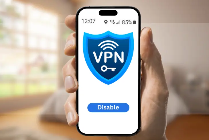 disabling your vpn before updating