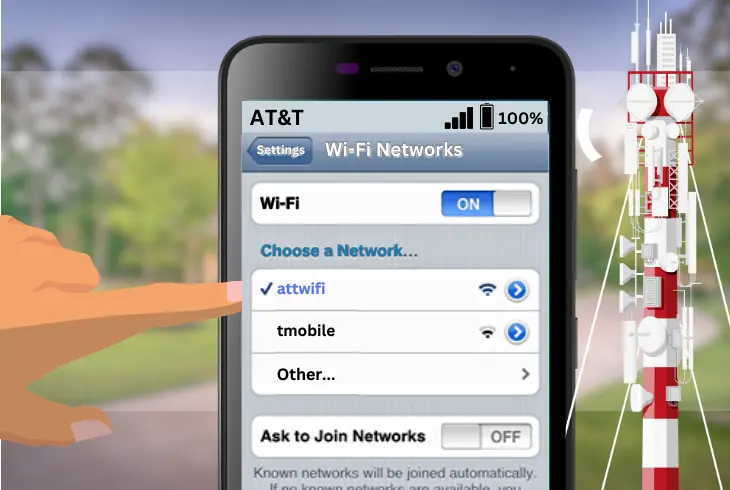 manually selecting at&t as your phone’s carrier