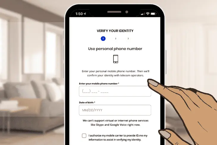 verifying your identity