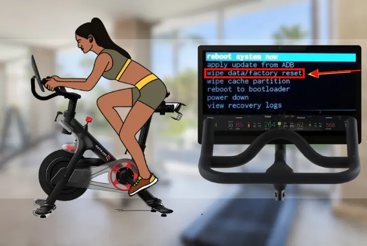 resetting your peloton bike