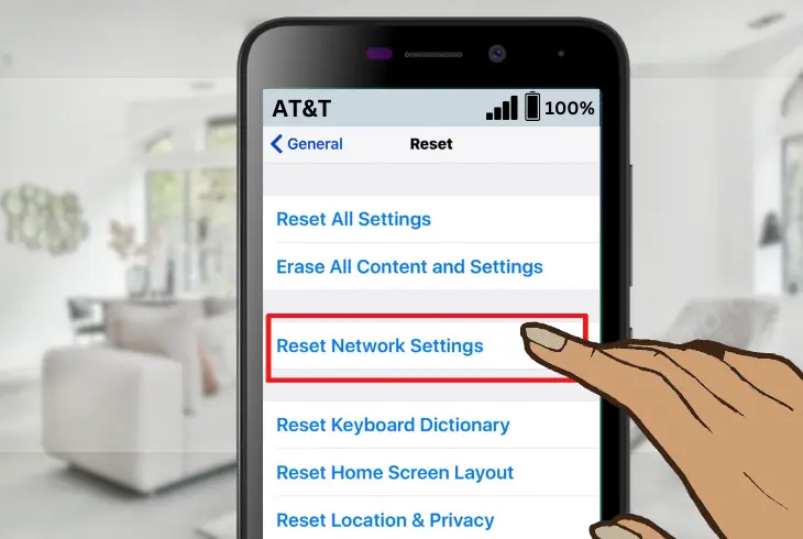 resetting your hotspot’s network settings