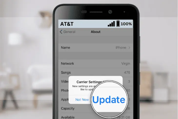updating your phone’s carrier settings