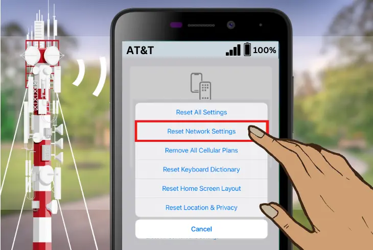 resetting your phone’s network settings