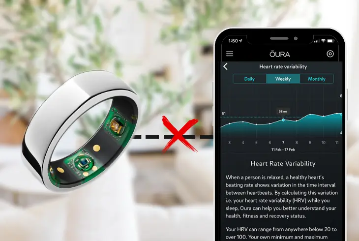 my oura ring not showing heart rate