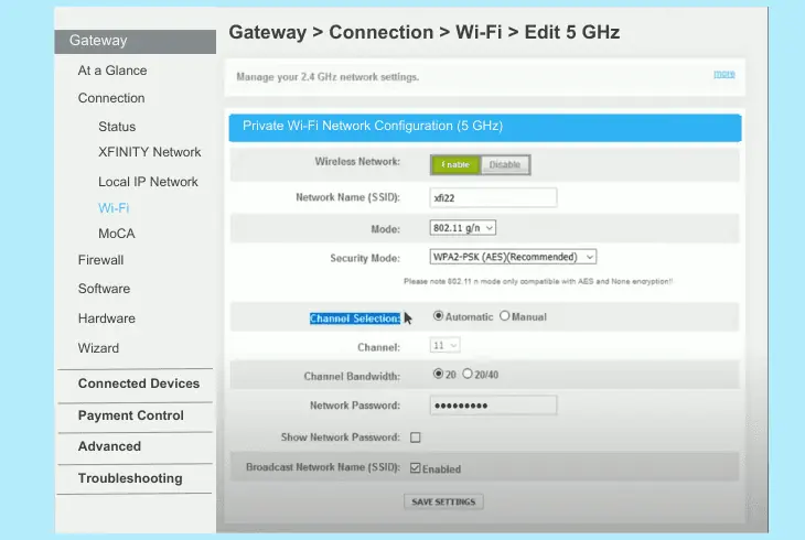 renew the network via the admin tool