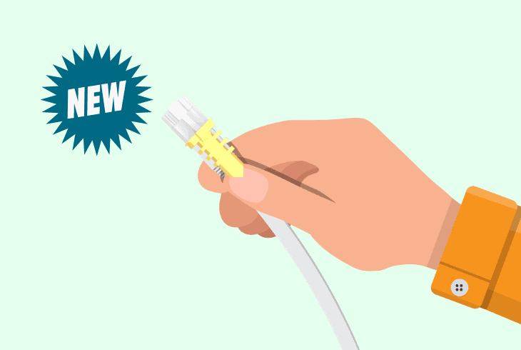 use an alternative ethernet cable