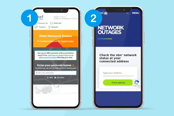 check for any service outages