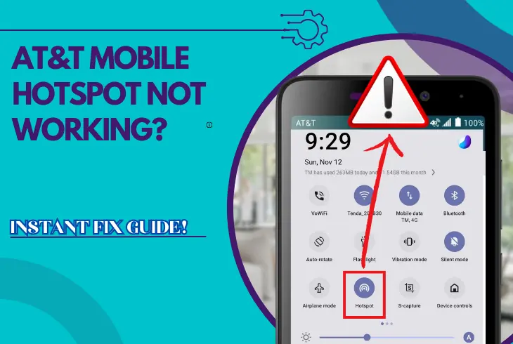 at&t mobile hotspot not working