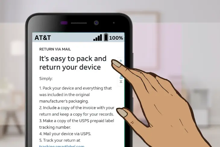 the return policy of at&t