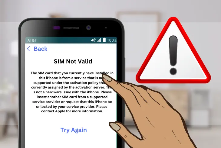at&t won't unlock phone