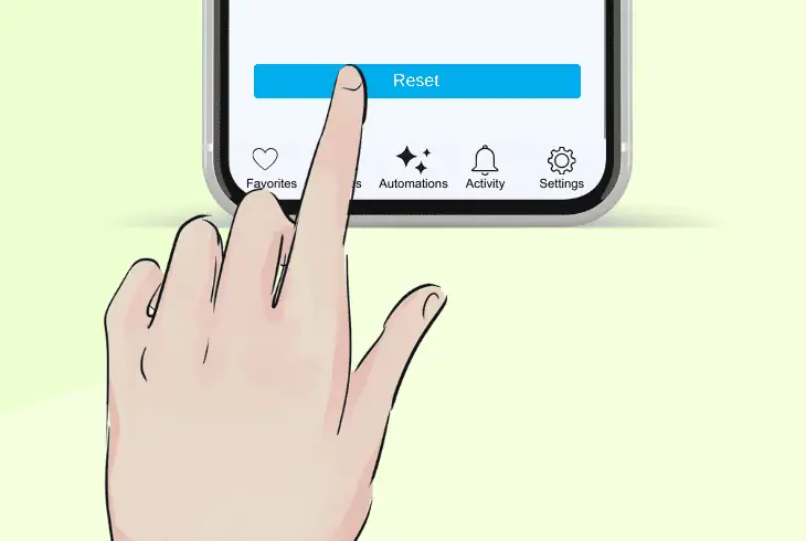 restore the nest thermostat to defaults
