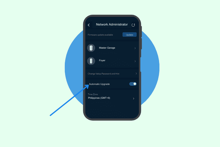 force an automatic velop upgrade