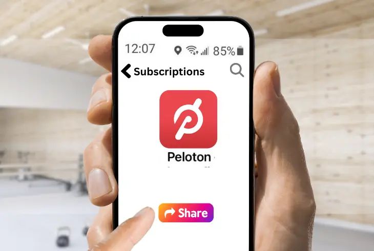 sharing peloton membership