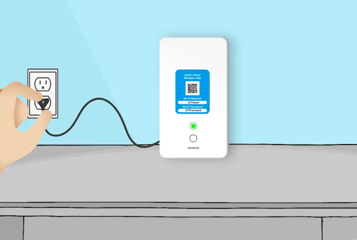 power reset the at&t bgw320