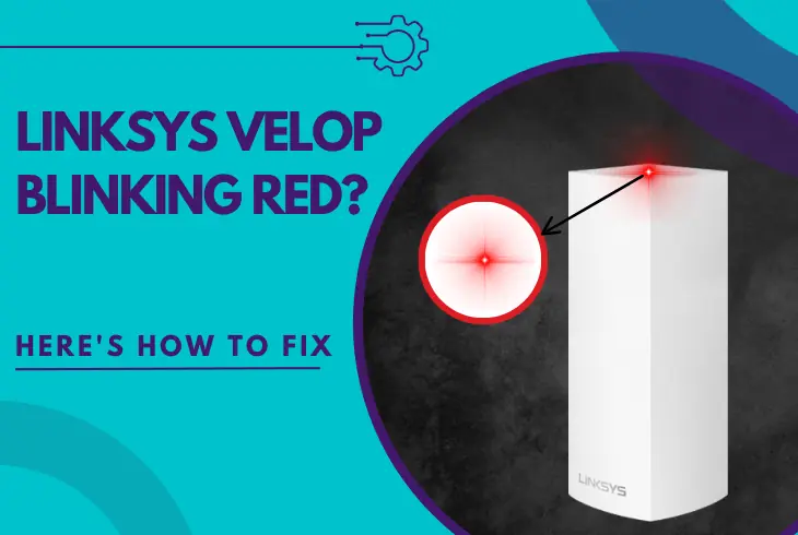 linksys velop blinking red
