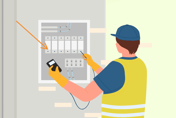 check for a blown furnace fuse