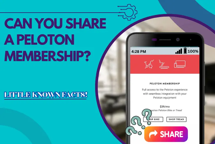can you share a peloton membership