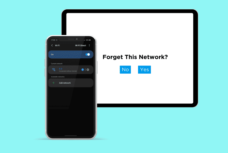 inspect the connecting device