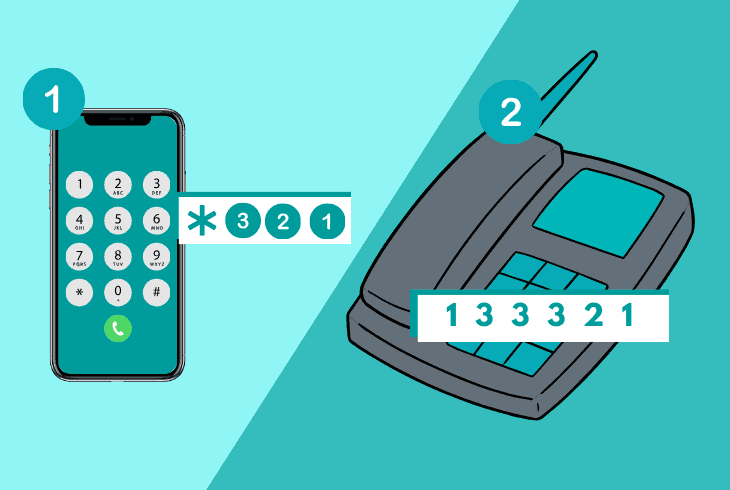 dial the correct voicemail number