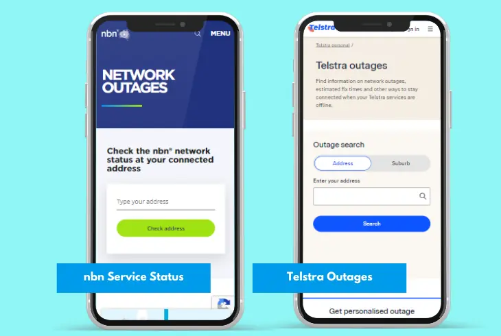 check for current outages