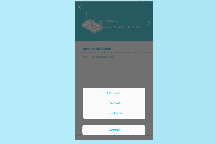 factory reset your deco mesh