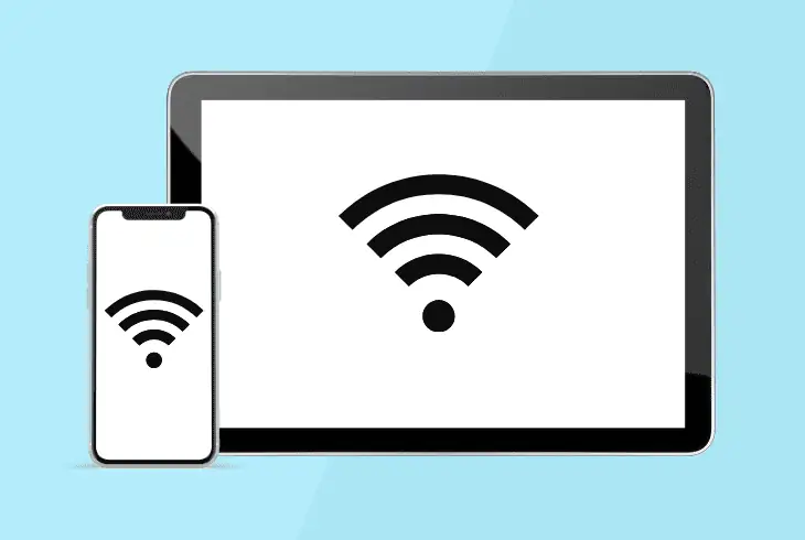test the wi-fi on different devices