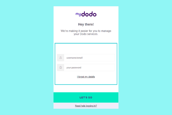 check your dodo account payment