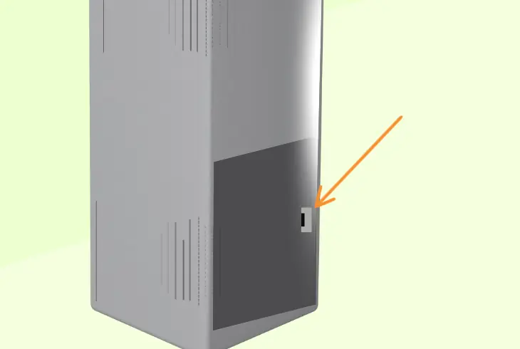 verify the furnace’s door is closed